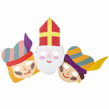 SINTERKLAAS - SINT & PIET FOAMINAAMARIT (48 kpl)