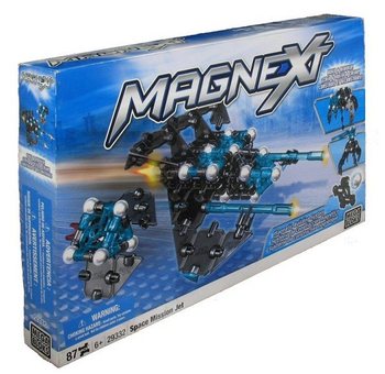 MEGABLOKS MAGNEXT SPACE MISSION JET - 29332 Magneettirakennussarja