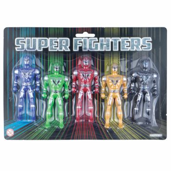 SUPER FIGHTERS - 5 Toimintahahmoa Kortilla (6 kpl)