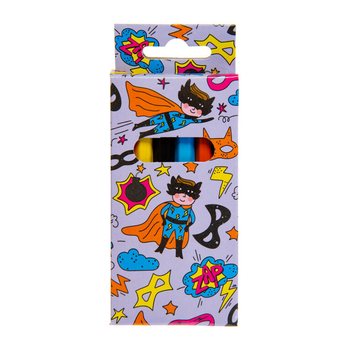 6-osainen V&auml;rikyn&auml;setti - Superhero (24 kpl)