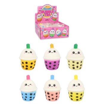 Bubble Tea Squeeze Fidget - Värisekoitus Display-laatikossa (12 kpl)