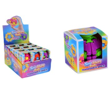 SPIN & POP FIDGET SPINNER -PALLO - SPIN SHIFT BALL - DISPLAY-PAKKAUKSESSA (24 kpl)