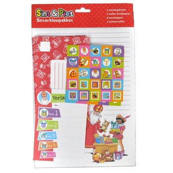 14-osainen Sinterklaas / Joulupukki Toivelistasetti (12 kpl pakkaus)
