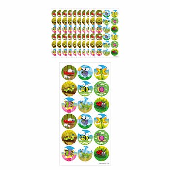 FUN STICKERS - HY&Ouml;NTEISET - 18 TARRAN ARKKI (10 kpl)
