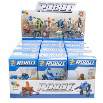 Rakennuspalikat Robotit (12 kpl display-laatikossa)