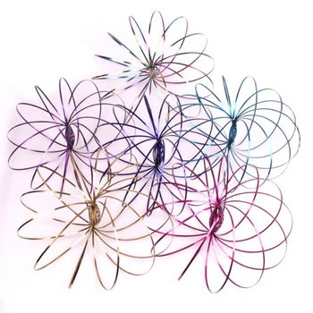 **RAGE 2018** Magic Rings / Flow Rings - Kineettinen 3D-taikarengas - MULTI COLOR | KORTISSA (10 kpl)