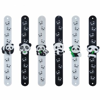 Panda Snap-rannekkeet / Slap-rannekkeet (24 kpl)