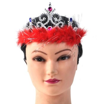 Hopeinen Prinsessakruunu Pehmoreunuksella - Malli 4 (12 kpl)