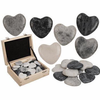 LUONNONKIVI SYDÄMENMUOTOINEN - WORRY STONES (36 kpl)