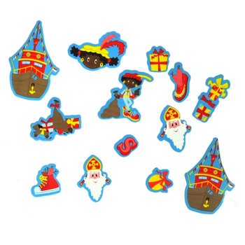 60 Sinterklaas & Piet Vaahtomuovitarraa (3 setti&auml;)
