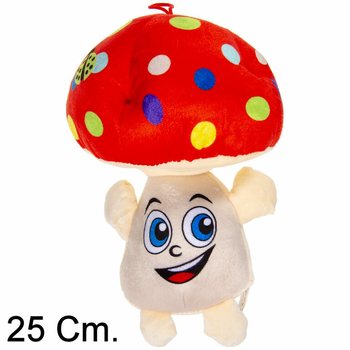 SUURI PEHMO-SIENI KASVOILLA - 25 CM - VÄRISEKOITUS (6 kpl)