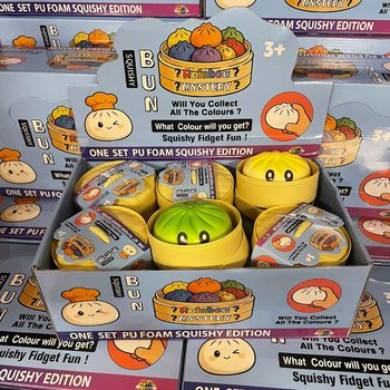 RAGE - Squishy Bun Dumplings ISOT - ONE SET PU FOAM SQUISHY EDITION (12 kpl)