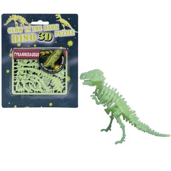 Pimeässä loistavat 3D Dino-palapelit (24 kpl)