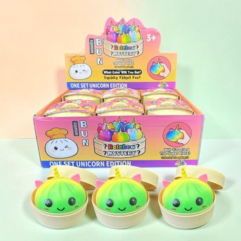 RAGE - Squishy Bun Dumplings SUURI - UNICORN EDITION (8,5 x 8,5 x 7,5 cm) (12 kpl)