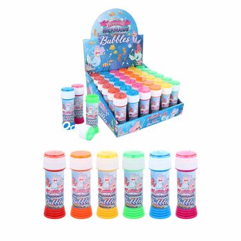 Mermaid Saippuakuplat 50ml kärsivällisyyspelillä (36 kpl teline)