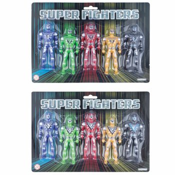 SUPER FIGHTERS - 5 Toimintahahmoa Kortilla (6 kpl)