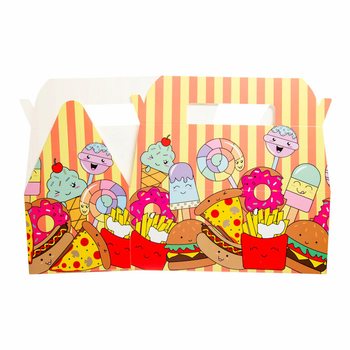 Fastfood-menulaatikot - 22,5 x 12 x 9,5 cm (24 kpl)