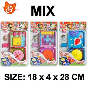 44CATS MIAO CITY BLISTERKORTISSA - KOKO: 18x4x28 CM - LAJITELMA (40 kpl)