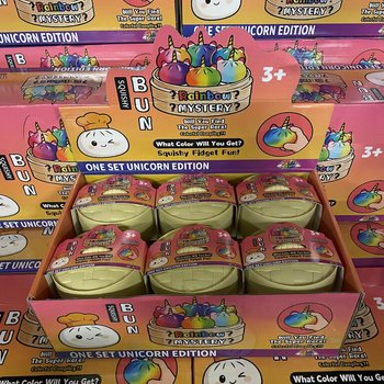 RAGE - Squishy Bun Dumplings SUURI - UNICORN EDITION (8,5 x 8,5 x 7,5 cm) (12 kpl)