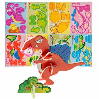 3D Dinosaurustehtävä / palapeli (48 kpl)