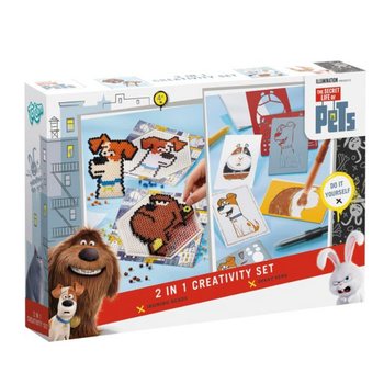 THE SECRET LIFE OF PETS - 2-in-1 Luova Askartelusetti (2 kpl)