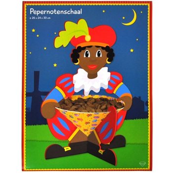 Suuri Pepernoten-kulho Sinterklaas 26 x 24 x 33 cm (6 kpl)