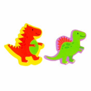 2 kpl DINO-pyyhekumisetti telineess&auml; (36 kpl)
