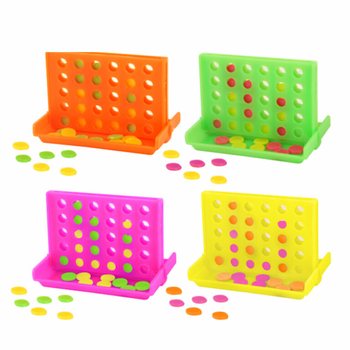 Neljän Suora -peli Display-laatikossa - Värivalikoima (52 kpl)