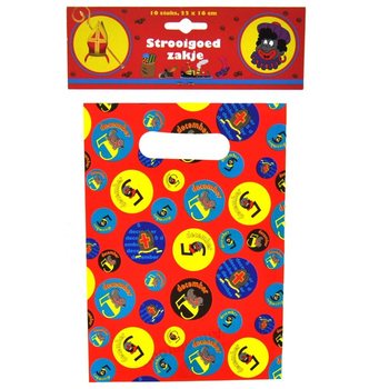 10 kpl Sinterklaas / Nikolaus Lahjapussit 22 x 16 cm (6 kpl pakkaus)