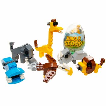 BRICK-RAKENNUSPALIKAT MUNASSA - VIIDAKKOEL&Auml;IN-MIX (12 kpl)