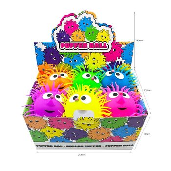 PUFFER-PALLO SILMILL&Auml; - 13CM - MYYNTITELINEESS&Auml; (12 kpl)