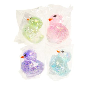 PURISTETTAVA ANKKA SQUEEZE DUCK - MIX V&Auml;RIT - TELINEESS&Auml; (12 kpl)