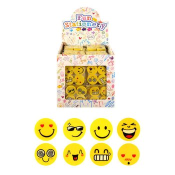 PYIHEKUMIMALLI: 4-OSAINEN SMILEY-PYYHEKUMISETTI DISPLAYSSA (120 kpl)