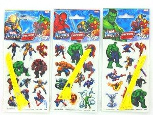 MARVEL HEROES SIIRTOKUVA / TARRA (24 kpl)