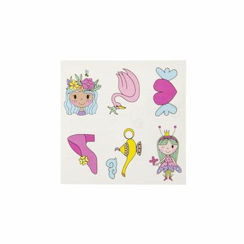 Fun Tattoos - Prinsessat (96 kpl)