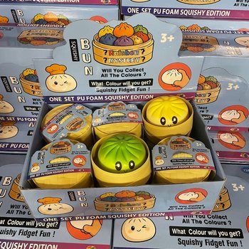 RAGE - Squishy Bun Dumplings ISOT - ONE SET PU FOAM SQUISHY EDITION (12 kpl)