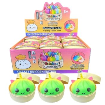RAGE - Squishy Bun Dumplings SUURI - UNICORN EDITION (8,5 x 8,5 x 7,5 cm) (12 kpl)