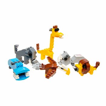 BRICK-RAKENNUSPALIKAT MUNASSA - VIIDAKKOEL&Auml;IN-MIX (12 kpl)
