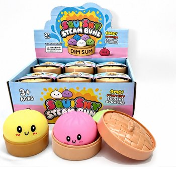RAGE - Iso Dumpling Squishy-nyssykk&auml; (8,5 x 8,5 x 4,8 cm) - Viral 2026 Fidget Toy (12 kpl)