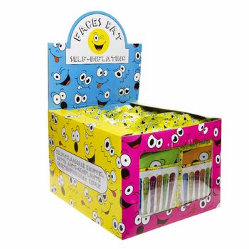 Itsest&auml;&auml;n t&auml;yttyv&auml; Smiley-nuija display-pakkauksessa (48 kpl)