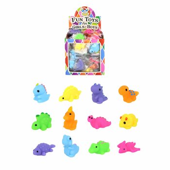 SQUISHY DINOSAURUKSET ONNENPYÖRÄÄN - MYYNTITELINE (96 kpl.)