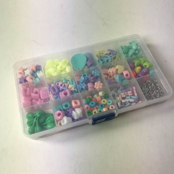 HELMIPSETTI SÄILYTYSRASIASSA - MIX VÄRIT (12 kpl)