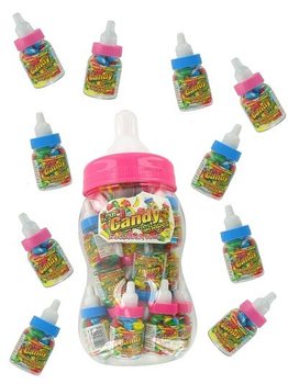 20 Mini-Tuttipulloa Karkeilla Suuressa Pullossa (2x20 kpl)