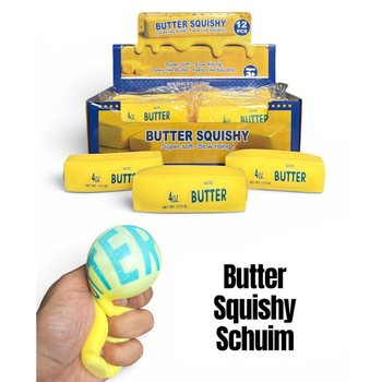 RAGE - SQUISHY BUTTER / VOI - Vaahtot&auml;yte - SLOW RISING - Mitat 11x4x4 Cm - DISPLAY-PAKKAUKSESSA (12 kpl)
