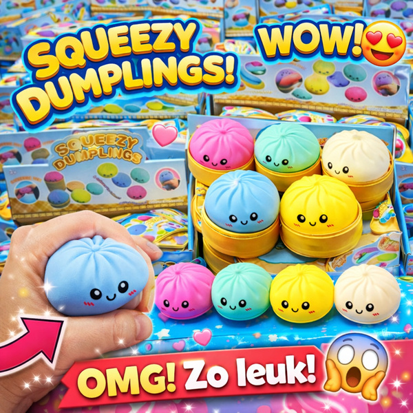 RAGE - Dumpling Bun Squishy - Puristeltavat Lelut
