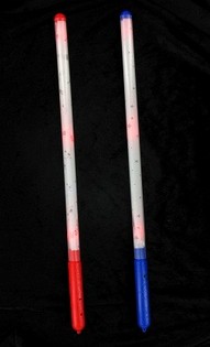 Suuri Vilkkuva LED-sauva - Malli 1 (12 kpl)