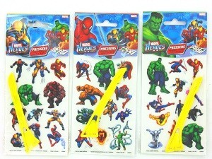 MARVEL HEROES SIIRTOKUVA / TARRA (24 kpl)