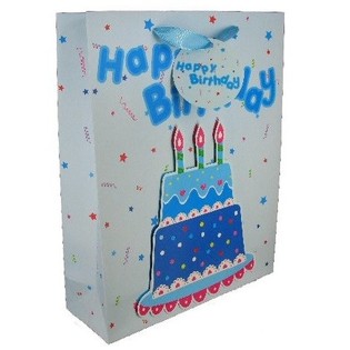 PAKKAUSPSSI - HAPPY BIRTHDAY SININEN (12 kpl)