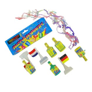 Konfettipommit Party Poppers (11x5 kpl)
