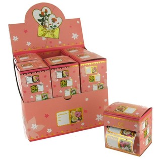 Lahja- ja korttitarrat - Kukkakuvio (12 kpl)